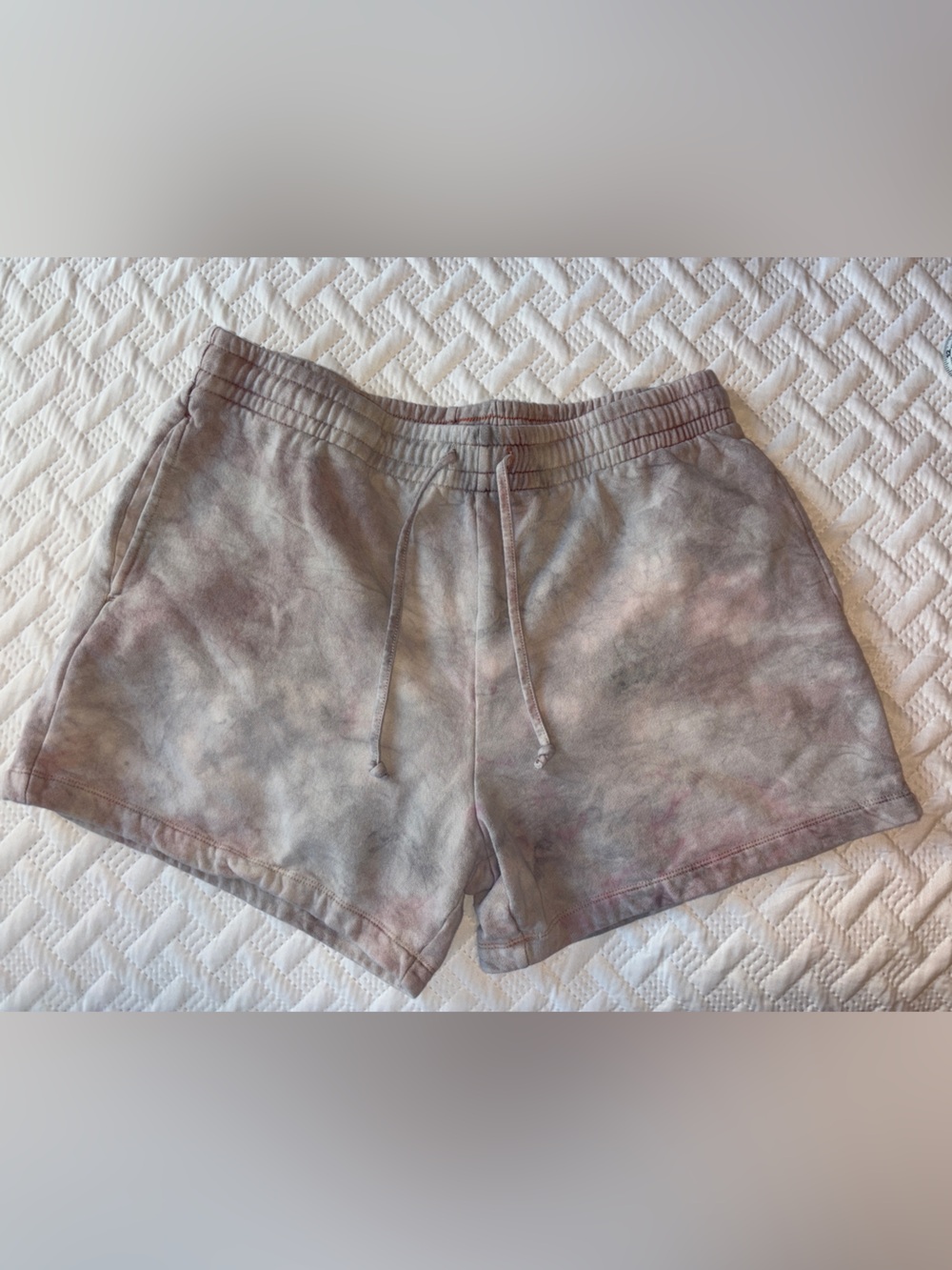 ASOS | Tie-Dye Cotton Lounge Shorts - Muted Pastel